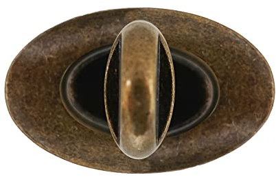 maDDma Set Metall Mappenverschluss Drehverschluss Mappe 27x30mm oval, Deine Farbwahl
