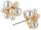 Braut Perlen Ohrringe Hochzeit Brautohrringe Perlenohrringe Schmuck Geschenk Weihnachten Geburtstag
