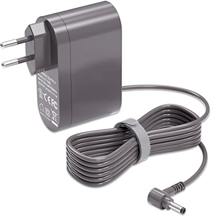 WUKUR 30,45V Caricatore Caricabatteria Alimentatore per Dyson V10 V11 V12 V15 SV12 SV14 SV15 SV20 SV22 Cavo di Ricarica Batteria Originale