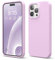 elago Cover Silicone Liquido Compatibile con iPhone 15 Pro Max Case, Custodia Silicone Premium, Protezione Completa[Struttura Antiurto a 4 Strati], Fodera Morbida Microfibra Antigraffio (Lilla Chiaro)