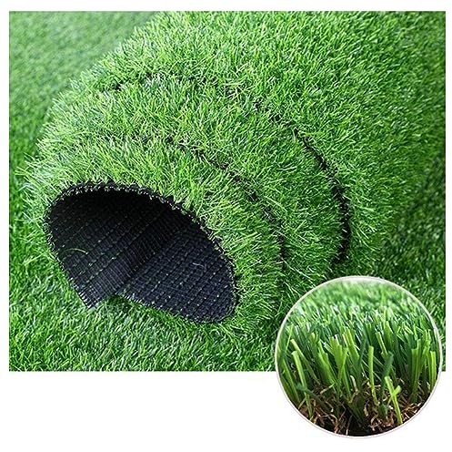 Gazon artificiel - Tapis de gazon synthétique réaliste - 3 m, 4 m, 5 m, 6 m, 7 m de long (taille : 3 x 4 m)