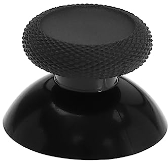 Tapa de mando de repuesto compatible con Meta Oculus Quest 2 Joystick Analógico Champiñón Caps Thumbstick Cubierta de plástico ABS, Negro