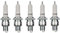 Zündkerzen Set B6HS 5 Stück – passend für Hercules Prima/Optima/HR/MK/Supra, Zündapp C/CS/GTS/KS/ZX, Kreidler Florett