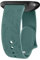 Wanme Gravé Floral Bracelets de Montre 20mm 22mm, Bracelets en Silicone Imperméables, Bracelet de Remplacement Réglable à Dégagement Rapide pour Homme Femme (Aiguille pin Vert, 20mm)