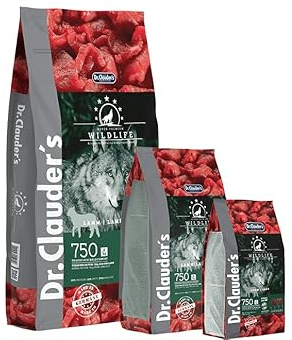 DR.CLAUDER’S - Wildlife | Natürliches Trockenfutter mit Vitaminen B1, B2, B6 und B12 für ausgewachsene Hunde. Getreidefreies Alleinfutter im Beutel ohne Konservierungsstoffe | 2kg Lamm