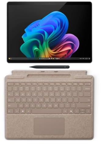 Microsoft Surface Pro 11 Bundle, 13 Copilot+ PC with Dune Pro Keyboard & Slim Pen, AI Tablet Essential Bundle for Surface Pro 11, 16GB RAM, 512GB SSD, Win 11 Pro