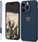 Mitetabo Hülle für iPhone 13 Pro Handyhülle Gold Liebesher Silikon, iPhone 13 Pro Case Mädchen Weich Slim Stoßfest Kratzfeste Süßes Gold Love Schutzhülle für iPhone 13 Pro 6.1 Blau