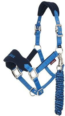 LeMieux Vogue Halfter & Führstrick Benetton Blue, Full