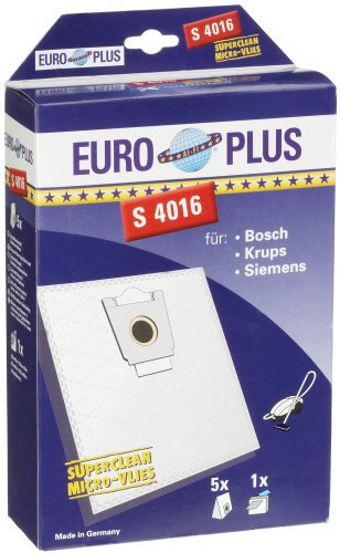 EURO PLUS Staubsaugerbeutel für Bosch/Siemens/Krups/Privileg