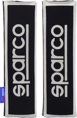 Sparco OPC12120001 Set Shoulder Pads-Black/Grey