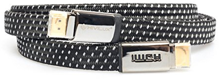 HiViLux Referenz SCC Flach HDMI 2,0 Kabel HighSpeed with Ethernet 1,4a 2160p/UHD/4K/Ultra HD FullHD ARC 3D 0,8-10m (2.5m)