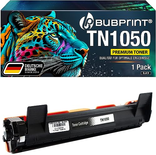 Bubprint Toner kompatibel als Ersatz für Brother TN-1050 TN1050 für DCP-1510 DCP-1512 DCP-1610W DCP-1612W MFC-1810 MFC-1910W HL-1110 HL-1112 HL-1210W HL-1212W Schwarz