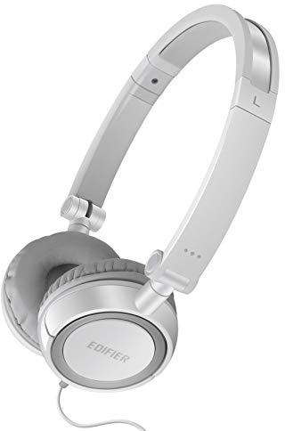 Edifier H650 Cuffie Hi-Fi On-Ear Pieghevoli, Leggere e Regolabili con Sistema di Isolamento Acustico, per Adulti e Bambini - Colore Bianco