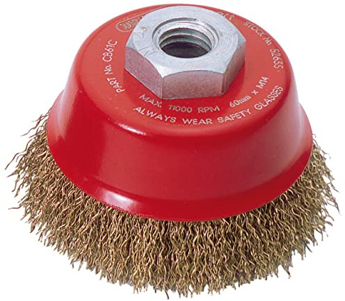 Draper 52635 Expert Crimped Wire Cup Brush, 60mm x M14