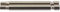 Draper 64322 5mm 1/4 Hex Hexagonal Insert Bit 75mm Long (2 Piece)