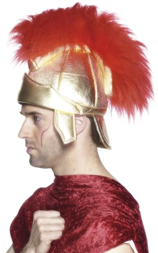 Smiffys Römischer Soldatenhelm, mit Helmbusch Halloween