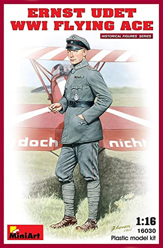 MiniArt 16030 - Ernst Udet WW1 Flying Ace, Molded Color