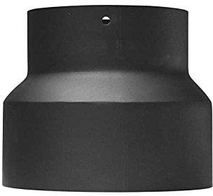 Abgassysteme Rauchrohr - Ofenrohr - Reduzierung, Farbe:schwarz;Größe:von 150 mm auf 130 mm