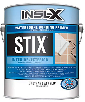INSL-X SXA11009A-01 Stix Acrylic Waterborne Bonding Primer, 1 Gallon, White