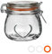 Nicola Spring HerzGlaspeichergläser - 500ml - Orangendichtung