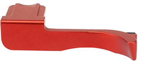 Haoge THB-CR Blitzschuh-Daumenauflage, aus Metall, für Leica CL-Kamera, Rot