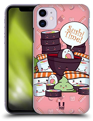 Head Case Designs Sushi Gruppe Sushi Time Harte Rueckseiten Handyhülle Hülle Huelle kompatibel mit Apple iPhone 11