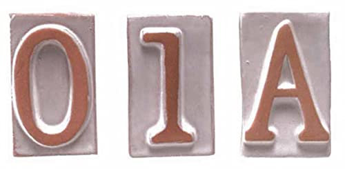 6BLISTER BLISTER NUMERO CIVICO IN TERRACOTTA C CM.8,5H