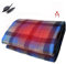 12V Car Electric Heated Throw Blanket with Cigarette Lighter, Universal Warm Belly Heating Blanket with Temperature Adjustable Travel Knee Blanket for Autumn Winter