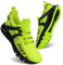 Wonesion Herren Fitness Laufschuhe Atmungsaktiv rutschfeste Mode Sneaker Sportschuhe,1 Grün,46 EU
