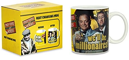 Only Fools and Horses Official Millionaires Heat Change Mug in Gift Box