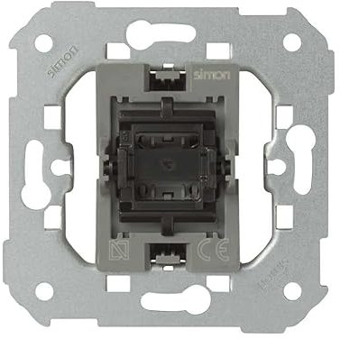 CABLEPELADO Cruzamiento | Mecanismo Cruzamiento | 10 AX 250V | 7700251-039 | con sistema de emborronamiento 1click | Apto para series Simon 75, 82 y 88