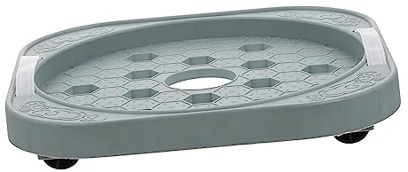 ULTECHNOVO 1pc Gas Tank Bracket Round Gas Tank Tray Gas Tank Locks Propane Cylinder Base Small Propane Tanks Fuel Tank Base Gas Cylinder Base Propane Tank Fixed Tray Propane Stand Car Plastic