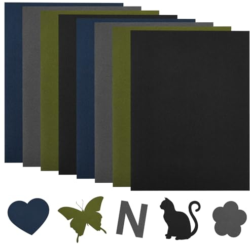 QincLing 8pcs Nylon Patch Kit Selbstklebende Stoff Reparaturflicken 14.5x20cm Wasserdichte Nylon Reparatur Patches Waschbare Reparatur Flicken Daunenjacke Flicken für Sofa Zelt Autositz Schlafsack