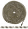 Dotlite Bronze-Zugkette für Deckenventilatoren, 304,8 cm, extra lang, rostfrei, 3 mm, Perlenkugel, Verlängerungsketten mit 10 Anschlüssen