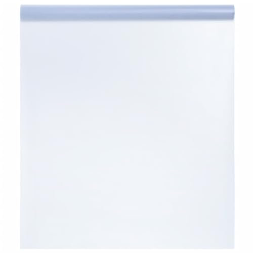 vidaXL Lámina de Ventana Esmerilada, Película de Protección, Pegatina de Privacidad, Decoración para Salón Dormitorio, PVC Gris