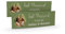 Banner zur Hochzeit selbst gestalten (50cm x 150cm) Personalisierte Just Married Flagge für Paare mit Bildern, Namen und Datum I Deko Fahne