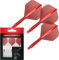 Target Darts K Flex Integrierter Dart-Flug und -Schaft, Nr. 2 Rot (Mittelstufe) | 3er-Pack K-Flex - No 2, Precision Moulded 2-In-1 Dart Flights und Dart Stem | Professionelles Dart-Zubehör