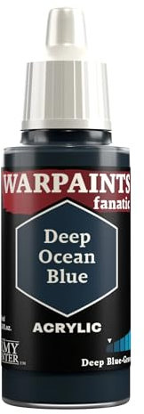 The Army Painter Blue Warpaints Fanatic Acrylfarben, 18 ml, Deep Ocean Blue