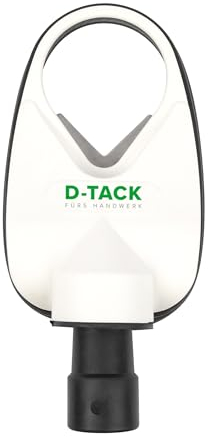 D-TACK Staubfänger DRILL Bohrloch-Staubsaugeradapter für Löcher bis 72 mm Durchmesser mit Stahlrahmen und 3-Stufen-Adapter (kompatibel zu allen Bohrern)