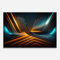 ARTHUB Cuadro de cristal, Futuristic Background, 50x70 cm