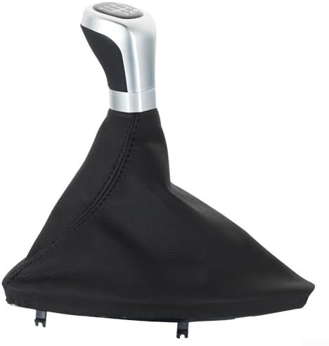 Auto Schaltknauf 6 Gang Schaltknauf mit Gamasche Kofferraumabdeckung für E81 E82 E87 E88 Fahrzeugmodelle