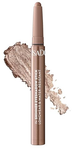 IsaDora Lidschatten Stift - All-in-One Augen Make-Up Pen als Lidschattenstift oder Eyeliner - Wasserfester Eyeshadow Stick - Vegan - Alternative zur Creme Lidschatten Palette - 41 Bronze Brown