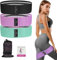 Resistance Bands - 3-teiliges Resistance Hip Band Set - Fitnessbänder mit 3 Zugkraftstärken - Terrabänder mit rutschfestem Design - Ideal für Bein- und Hüfttraining, Pilates, Yoga und Krafttraining