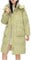 KOG Winterjacke für Damen Daunenmantel Elegant Jacke Baumwolle Fahrradmantel Daunenjacke Oberteil Frauen Warehouse Deal Elegante Windbreaker Fashion Frau Steppmantel Outlet Angebote Grün XL