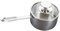 Cabilock - Cacerola Duradera de Acero Inoxidable de 14 Cm con Acabado de Espejo Tetera para Cocina Fácil de Limpiar Esencial para La Cocina