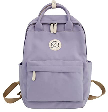 QishGO Girl Backpack Fashion Women Nylon Bag Japanese Laptop Backpack Cool Female Book Bag Bags