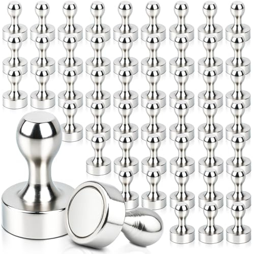 50 Stück Magnete Stark, 10x15mm Magnete für Magnettafel, Neodym Magnet Extra Stark, Starke Magneten, Mini Magnetenn für Whiteboard, Kühlschrank, Pinnwand, Büro,Haus
