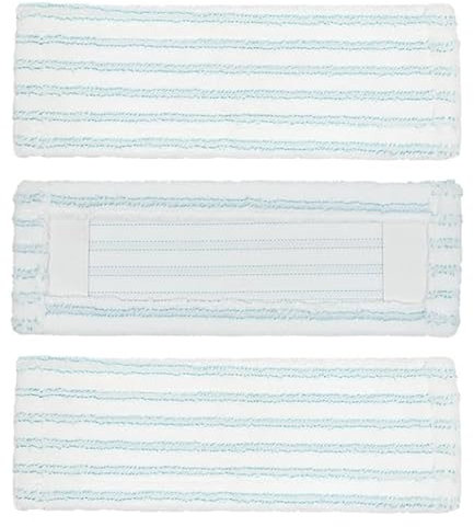 LPAMABA 5 Stück Wischmopp Bezug für Leifheit Profi XL Micro Duo/Profi XL Wischbezug Bodenwischer Ersatzbezug 2-Faser-System Ersatzbezug Mikrofaser Mopptuchbezug für Fliesen und Laminat