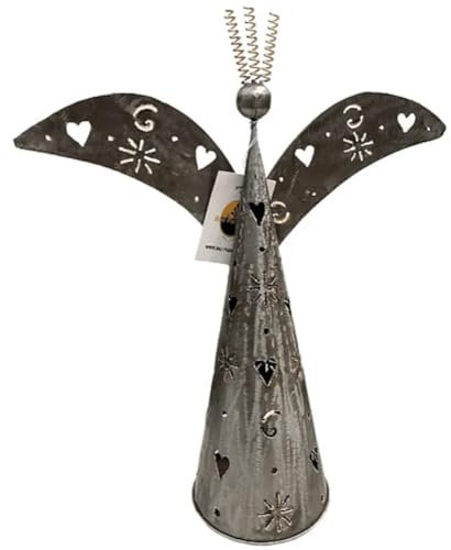 Weihnachtsdekoration Weihnachtsengel und Christbaumschstern für Teelichter