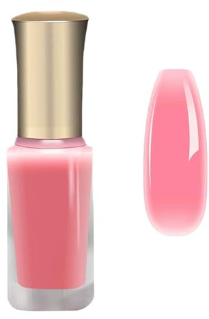 Jelly Sheer Pink Style - pink gel nail polish - Safe Skin-Friendly - jelly nail polish - Quick Dry No UV LED Needed - nails - Lightweight Breathable - clear - nude - quick - natural
